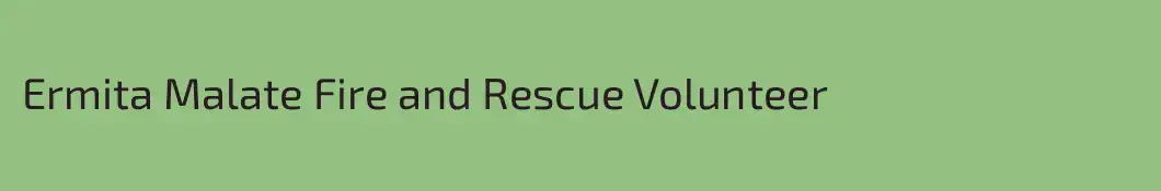 Ermita Malate Fire and Rescue Volunteer